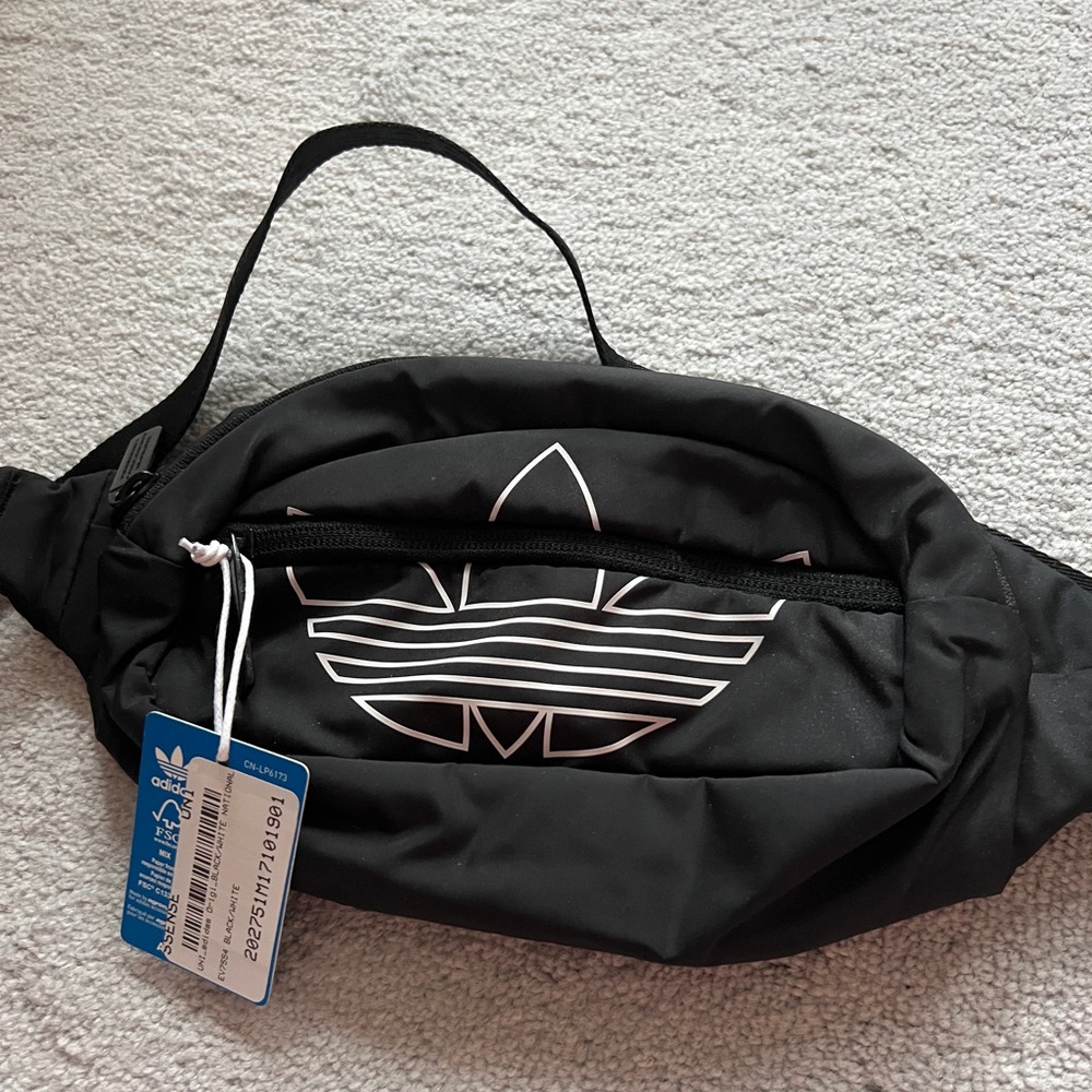 Adidas Originals National Black Waist Bag